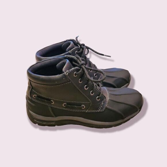 Sperry Top-Sider Glacier Chukka Men Size 10.5M Waterproof Black Leather STS10959 - Picture 2 of 8